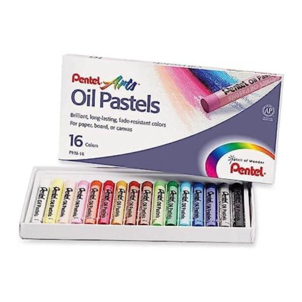 Pentel Arts Oil Pastel Set, 5/16 x 2-7/16 Inch, Assorted Colors